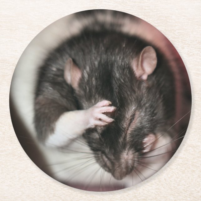 Huvudvärk! Underlägg Papper Rund (Framsidan)