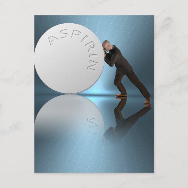 Huvudvärk Vykort (Framsida)