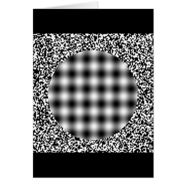 HuvudvärkIllusion Hälsningskort (Framsidan)