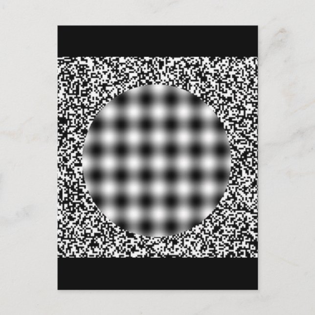 HuvudvärkIllusion Vykort (Framsida)