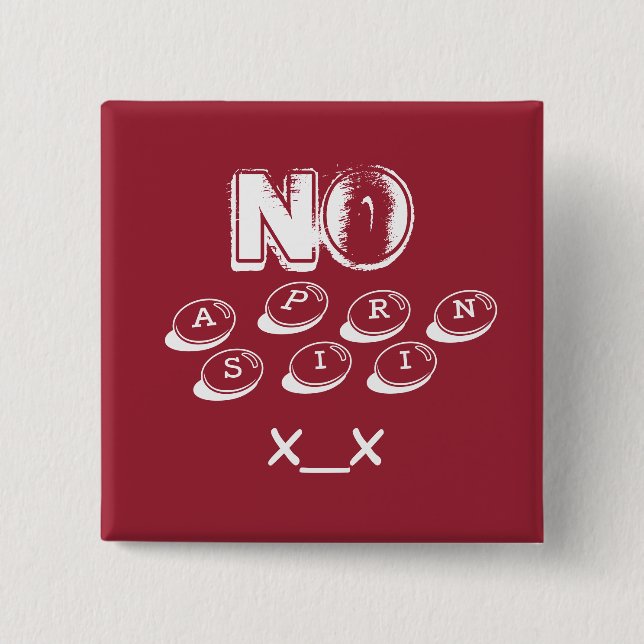 huvudvärkstablettkänslighet/allergi knapp (Framsida)