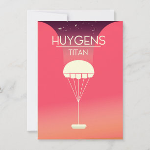 Huygens Titan Rymdkonst Inbjudningar
