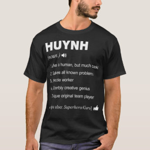 Huynh Namn Definition Retro Family Funny T Shirt