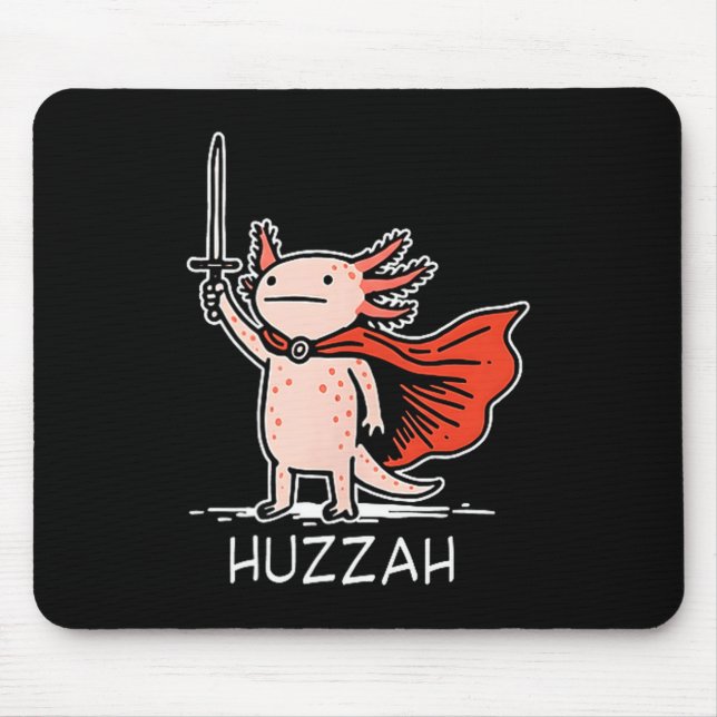 Huzzah Axolotl Knight Funny Sword Meme Quote  Musmatta (Framsidan)
