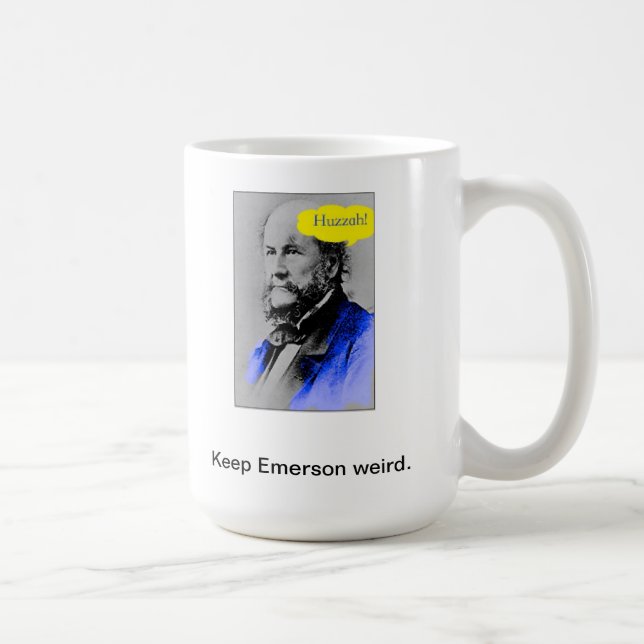 Huzzah behålla weird. Emerson Kaffemugg (Höger)