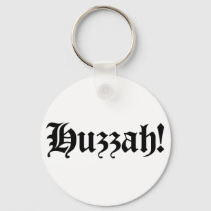 Huzzah! {Medieval Typography} Nyckelring
