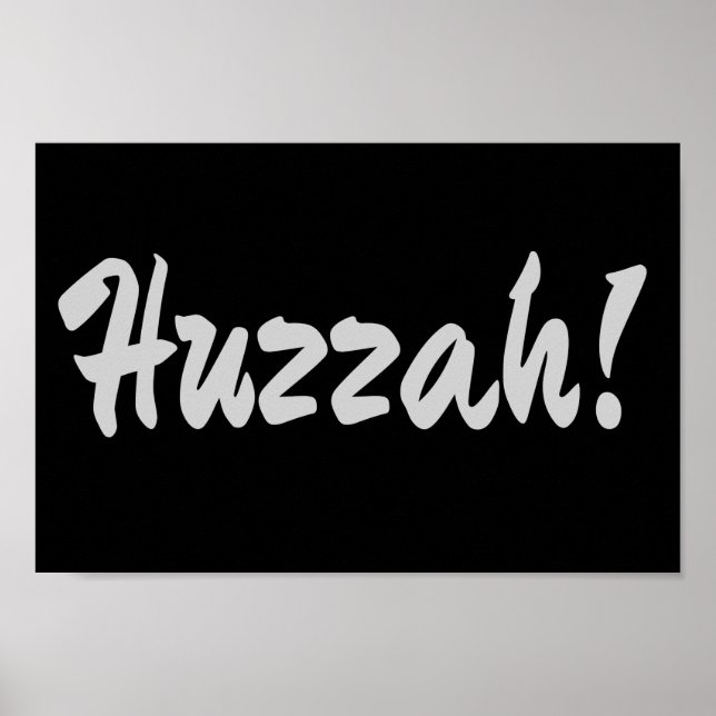Huzzah! Poster (Framsidan)