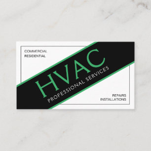 HVAC-Affärskort för Professionell av värmeisolerin Visitkort