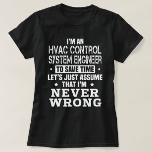 HVAC-kontrollsystemet Ingenjör T Shirt