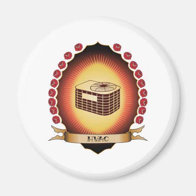 HVAC Mandorla Magnet (Framsidan)