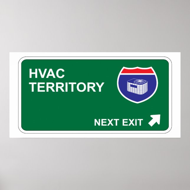 HVAC Next Exit Poster (Framsidan)