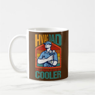 HVAC Pappa men Cooler Funny HVAC-tekniker Far Kaffemugg
