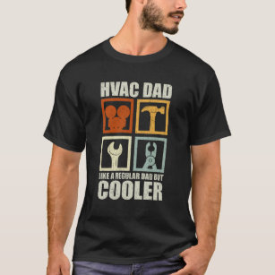 HVAC Pappa som ett normalt Pappa men kolerfunna HV T Shirt