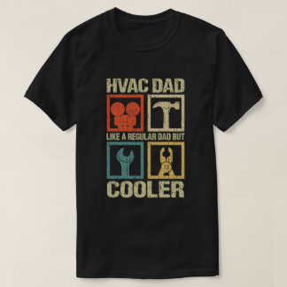 HVAC Pappa som ett normalt Pappa men kolerfunna HV T Shirt