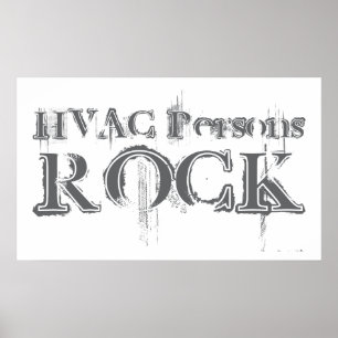 Hvac-personsten Poster