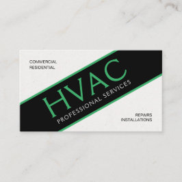 HVAC-Professionell för uppvärmning och kylning Visitkort