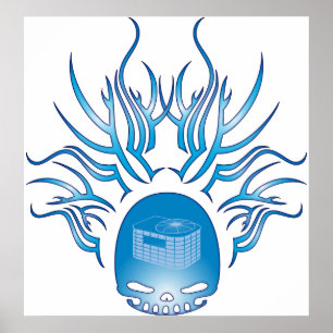 Hvac-skalle Poster