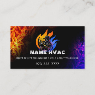 HVAC Slogans-Affärskort Visitkort