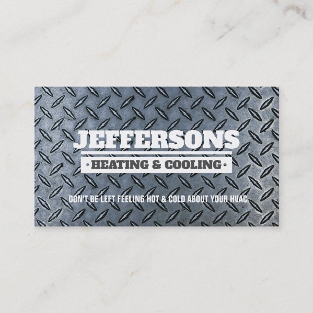 HVAC Slogans-Affärskort Visitkort (Framsida)