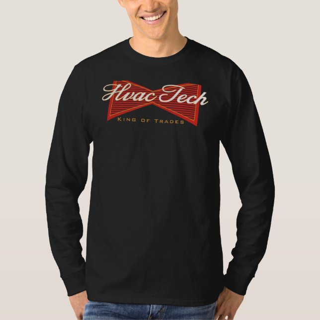 HVAC Tech Kung i Trades Manar T Shirt (Framsida)