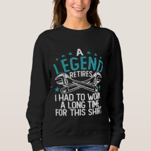 Hvac Tech Legend Retires Jag var tvungen att jobba T Shirt