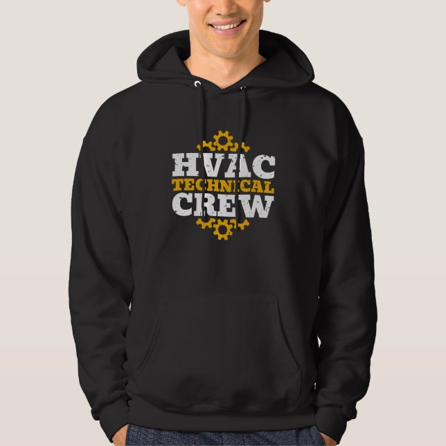 HVAC Technical Crew Hoodie (Framsida)