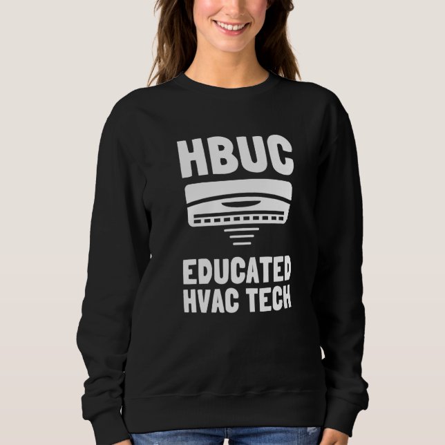 HVAC Technician Air Conditioner Repairing - HBUC E T Shirt (Framsida)