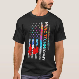 HVAC Technician American Funny HVAC Tech Premium T Shirt