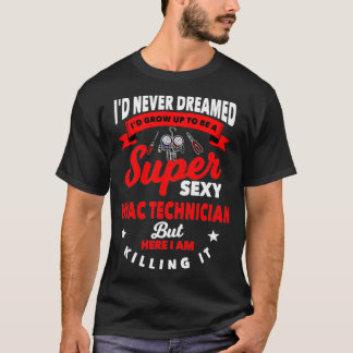 HVAC Technician Heating Ventilation Air Conditioni T Shirt