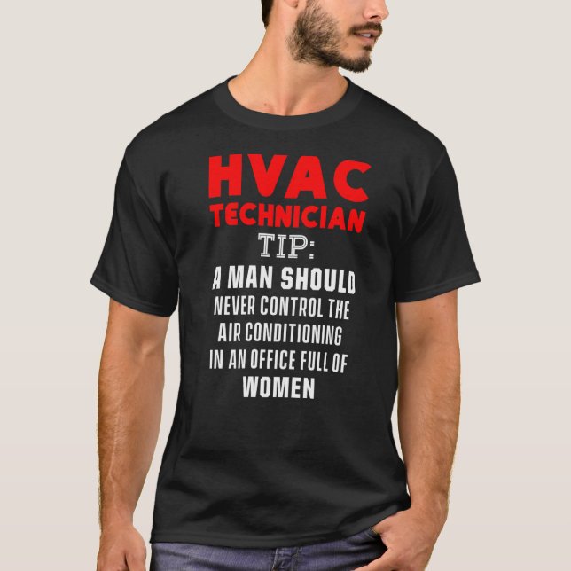 Hvac Technician Hvac Tech 12 T Shirt (Framsida)