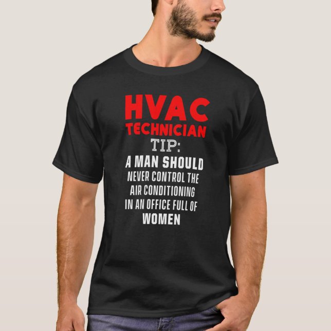 Hvac Technician Hvac Tech 12 T Shirt (Framsida)