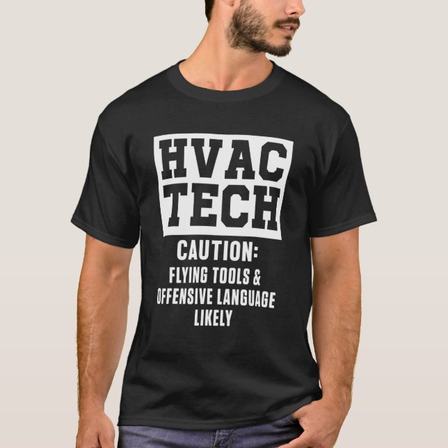 Hvac Technician Hvac Tech 61 T Shirt (Framsida)
