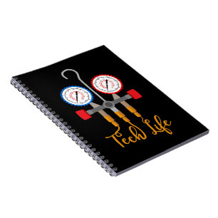 Hvac Technician Tech Life Funy Anteckningsbok