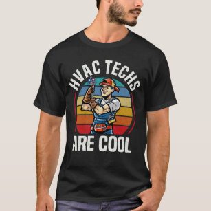 HVAC Techs HVAC-tekniker för Handyman T Shirt