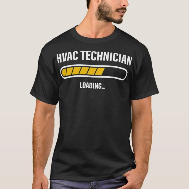 HVAC-teknik i träningslasttekniker T Shirt (Framsida)