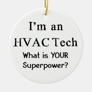 hvac-teknik julgransprydnad keramik