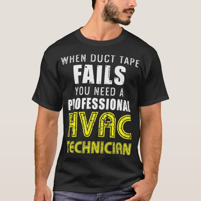 HVAC-tekniker Funny HVAC Tech Premium _24 T Shirt (Framsida)