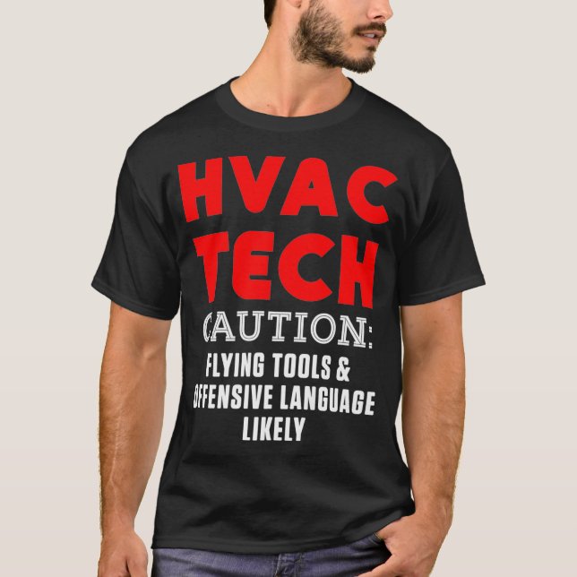 HVAC-tekniker Funny HVAC Tech Premium _51 T Shirt (Framsida)