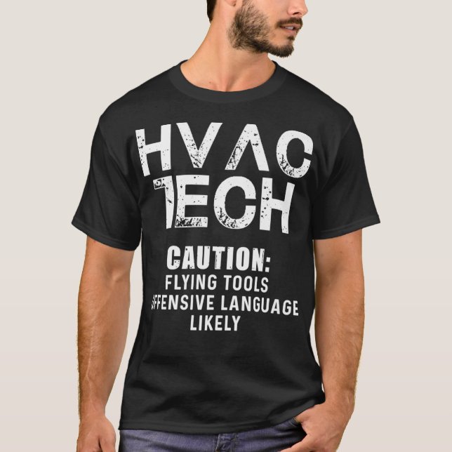 HVAC-tekniker Funny HVAC Tech Premium _71 T Shirt (Framsida)