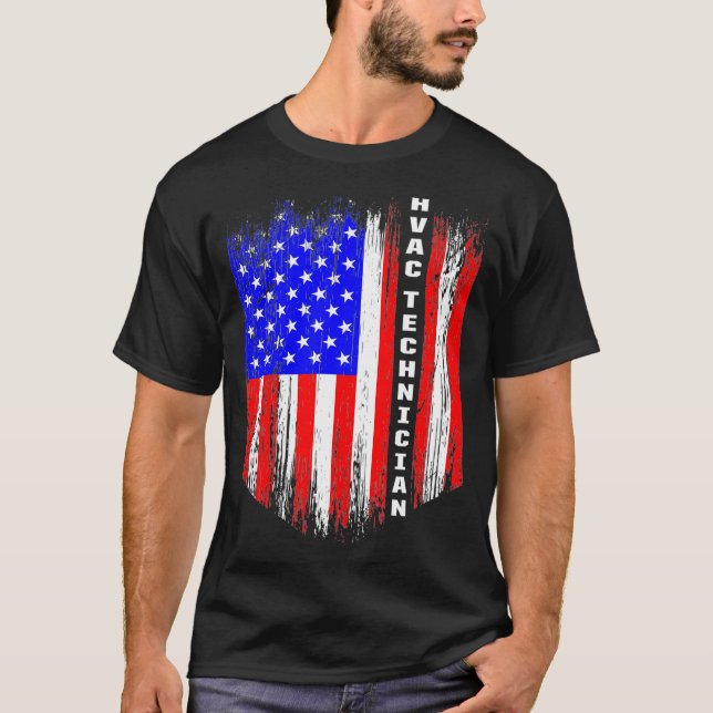 HVAC-tekniker Inspires Funny HVAC Tech  T Shirt (Framsida)