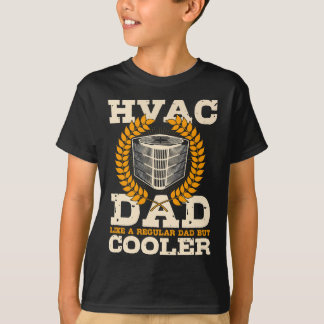 HVAC-tekniker Pappa på baksidan av kläder T Shirt