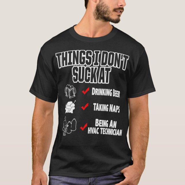 HVAC-tekniker Planering Funny HVAC Tech  T Shirt (Framsida)