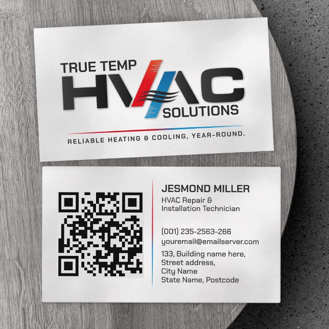 HVAC-tjänster Visitkort (Skapare uppladdad)