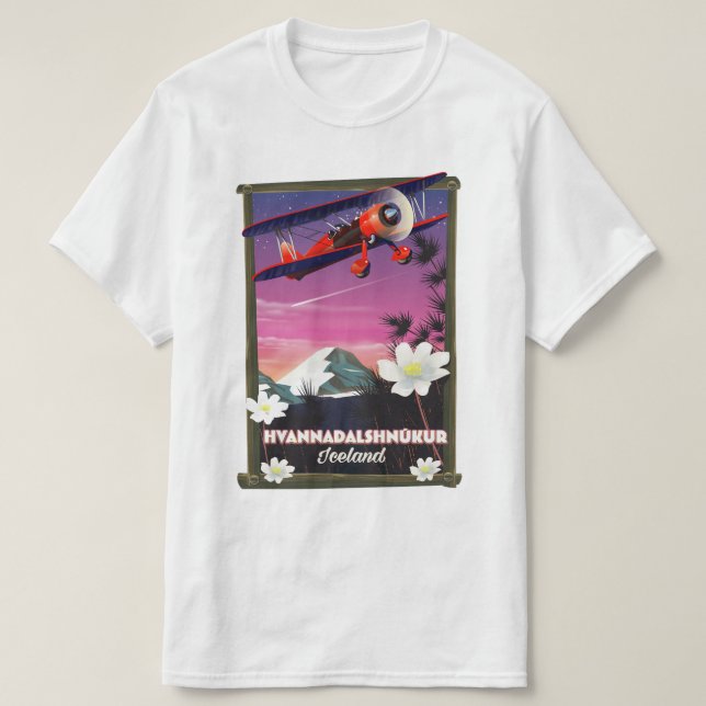Hvannadalshnkur-Islandets reseaffisch. T Shirt (Design framsida)