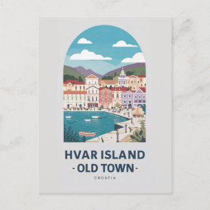 Hvar Island Old Town Postcard - Utforska vykortet Vykort