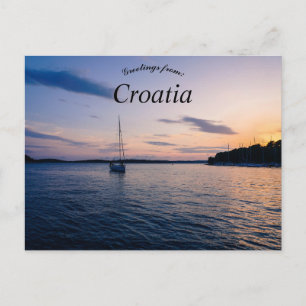Hvar kustenKroatien Vykort