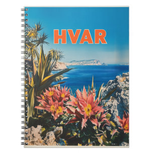 Hvar vintage anteckningsbok