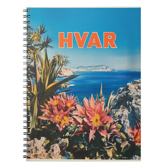 Hvar vintage anteckningsbok (Framsidan)