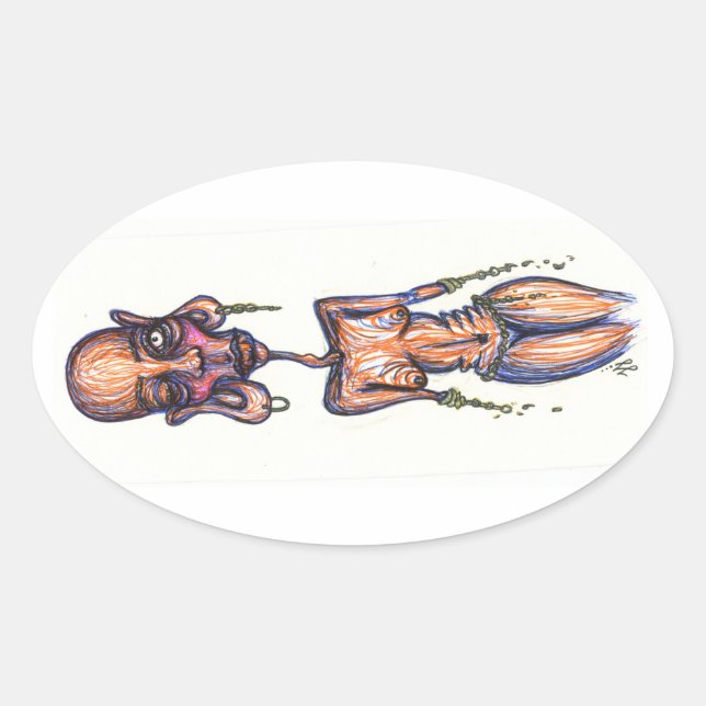 hvb nm, ovalt klistermärke (Framsida)