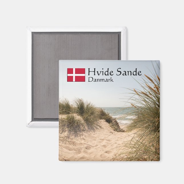 Hvide Sande Danmark Magnet (Front/Back)